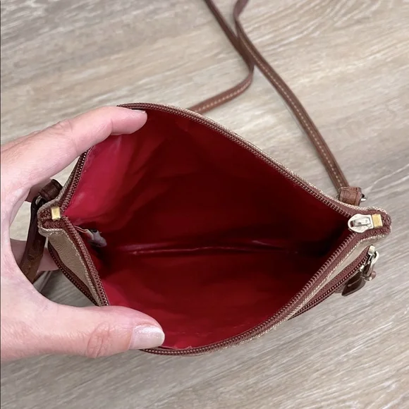 Disney Parks x Dooney & Bourke leather & fabric Mickey Mouse crossbody bag - Picture 10 of 14